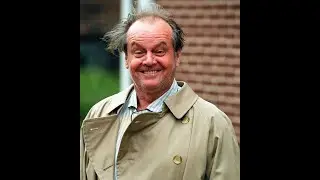 Jack Nicholson after he gets his Covid-19 vaccin