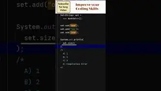 #327 Java Coding Questions MCQ | Test Your Skills! | IntelliSkills #shorts #java