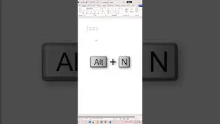 Insert TABLE in MS Word #windows #wordtips #officeskills #officetutorials #technology