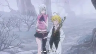 Meliodas steal pantie of Elizabeth while she wearing | Anime Hashira