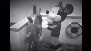 Lego SteamBoat Willie | Mickey Mouse's 90th Birthday!