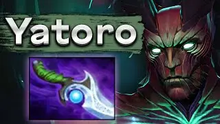 Яторо на Террорблейде через агрессию! - Yatoro Terrorblade 7.36 DOTA 2