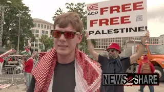 American Communist Party members attend anti-Netanyahu rally in DC