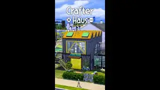 Crafter Haus Trailer Clip 💚 Die Sims 4 Build #shorts