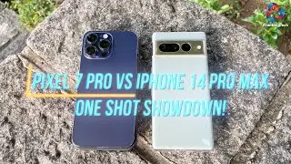 Pixel 7 Pro vs iPhone 14 Pro Max ONE SHOT CAMERA SHOWDOWN!