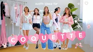 coquette aesthetic outfits 🧸🎀🩰🪞🌷✨ *clothing essentials*