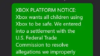 Xbox Platform Notice is a joke...