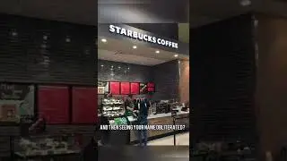 Why Starbucks misspells your name… #shorts #starbucks