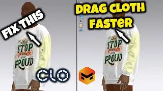 Fix Laggy Cloth Drag During Simulation on Clo3d & Marvelous Designer