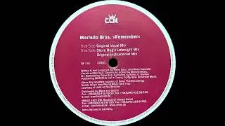 Martello Bros. - Remember (Original Instrumental Mix) (2001)