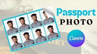 How to Make Passport Size Photo using Canva | 2-Minutes Design Tuts