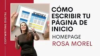 Copywriting para escribir tu página de inicio: Homepage de tu web