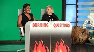 Tiffany Haddish Answers Ellen's 'Burning Questions' - Part 1