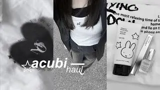 acubi haul 🎱📓 : pinterest inspired, valentines day gift, unboxing