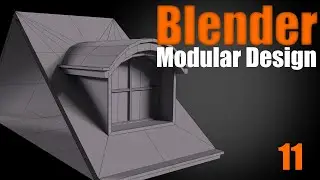 Blender Modular Design - 11 Mesh Optimization and Intro to Texture Atlas