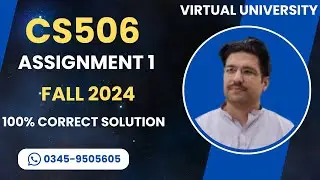 Cs506 Assignment 1 solution Fall 2024 | CS506 Assignment 1 solution