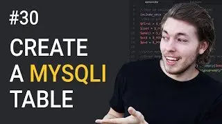 30: Create a MySQL Table in Database | PHP Tutorial | Learn PHP Programming | PHP for Beginners