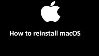 How to reinstall macOS