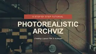 3 1 Autocad and creating floor layout - Unreal Photo Realistic Archviz Tutorial