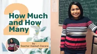 How to learn English with How Many & How Much 