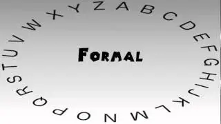 How to Say or Pronounce Formal