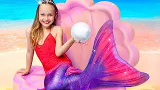 Maya Becomes the Little Mermaid Princess – Fun Song for Kids!