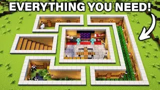 ⛏️ Minecraft : ULTIMATE Underground House 🏡 [ Build Tutorial for Survival ]