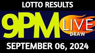 Lotto Result Today 9:00 pm draw September 06, 2024 Friday PCSO LIVE