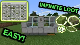 SIMPLE 1.21 AUTOMATIC AZALEA AND MOSS FARM TUTORIAL in Minecraft Bedrock (MCPE/Xbox/PS4/Switch/PC)