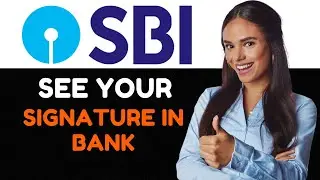 How To See My Signature In SBI Bank Account How To View Signature Using SBI Internet Banking.