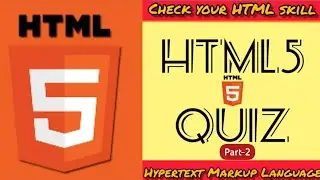 HTML5 MCQs for Interview and Exam || HTML5 Important MCQ || HTML5 || HTML5 MCQ || Part-2