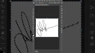 Simple trick to Make Your Signature Digital with Photoshop|#fxgraphix #digitalsign #photoshop#shorts