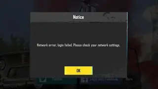 FIX Network Error Login Failed Please Check Your Network Settings Pubg Mobile / Bgmi