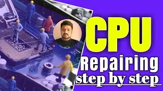 CPU repair step by step process📀📀📀📀📀👍