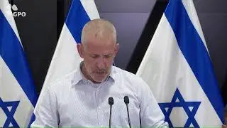 ראש הממשלה בנימין נתניהו בהצהרה לתקשורת