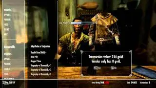 Skyrim - Exploit - Max out speech in under 10 minutes