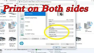 How to print Two-Sided Manually | Duplex Printing | Print On Both Sides |