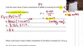 Compound Interest (Part 2: Different Compounding Periods)