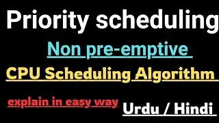 priority shedulling algorithm with no preemption in OS|priority shedulling@tehseenit-sanakhan2596