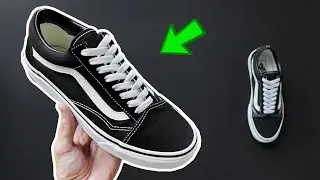 HOW TO LACE UP VANS OLD SKOOL — STANDARD Way
