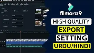 FILMORA 9 | HOW TO | EXPORT VIDEO IN HIGH QUALITY FOR YOUTUBE | BEST EXPORT SETTING TUTORIAL [HINDI]