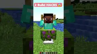 Minecraft 2 Build Hacks 😱 #shorts