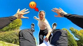 ESCAPING ANGRY GIRLFRIEND ! (Epic Parkour Chase POV)