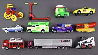 Learning Street Vehicles for Kids #8 - Hot Wheels, Matchbox, Tomica トミカ, Disney Cars, Robocar Poli