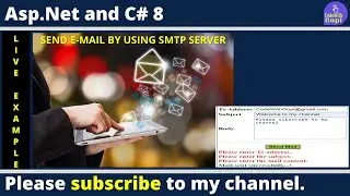 How to send Email using Asp.Net C# | Send mail by using SMTP server | By CodeWithGopi