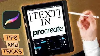 Add Text in Procreate - update 4.3