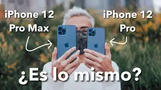 iPhone 12 PRO MAX vs iPhone 12 PRO: CÁMARAS EN COMPARACIÓN | Video y Foto