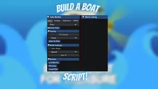 BUILD A BOAT FOR TREASURE SCRIPT! (AUTO BUILD, AUTOFARM) *PASTEBIN