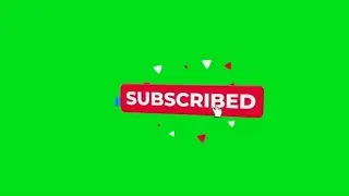 🤩subscribe button green screen animation | no copyright|subscribers button download