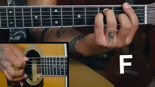 F Barre Chord Exercise for Acoustic Guitar